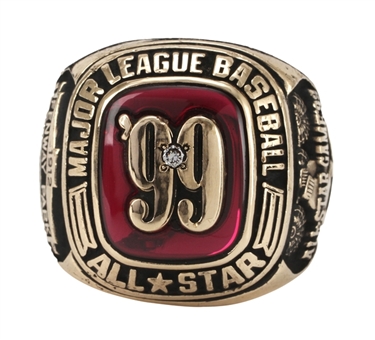 1999 All-Star Game Premiere Edition Ring from Red Sox Assistant GM Edward P. Kenney
